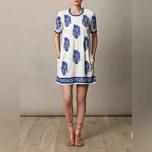 Isabel Marant Etoile "Daryl" silk dress embroidered size 36 4